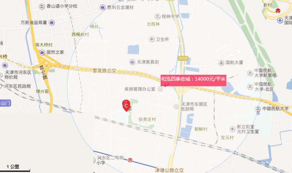 和泓四季公馆_区位图_1