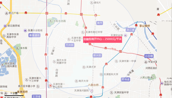 金融街南开中心写字楼_区位图_1