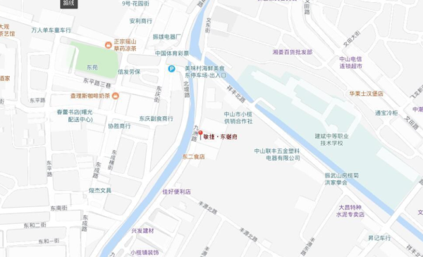 中山敏捷东樾府_区位图_1