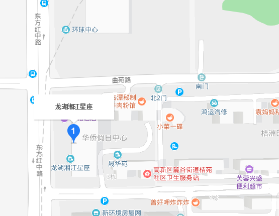 龙湖祺鑫星座公寓区位图