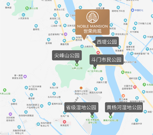 世荣尚观花园_区位图_1