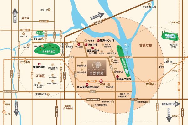 朗基香醍湾_区位图_1