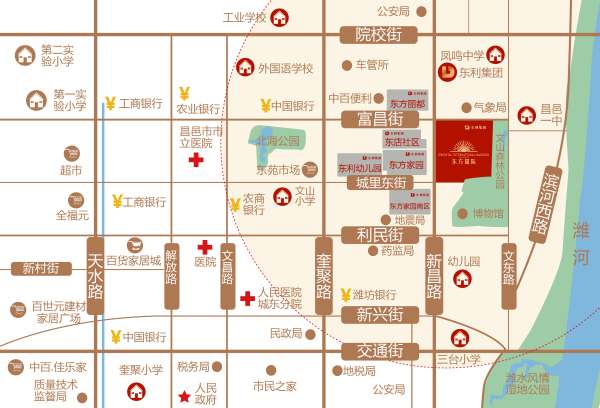 昌邑东方国际_区位图_1