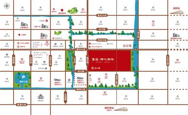 涡阳高速时代御府_区位图_1