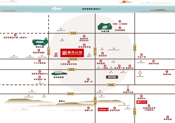 拓基公馆区位图