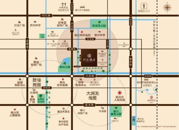 泰兴悦府_区位图_1