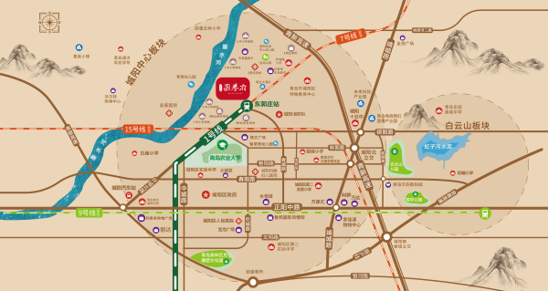 北京城建国誉府区位图
