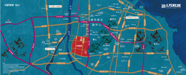 烟台芝罘万科城_区位图_2