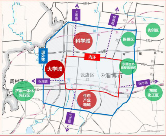 淄博鲁商中心_区位图_2