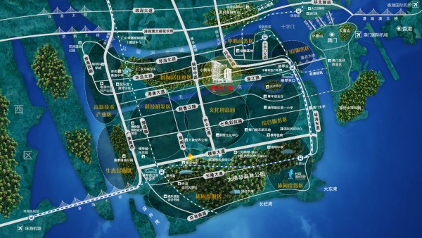 横琴隆义广场_区位图_1
