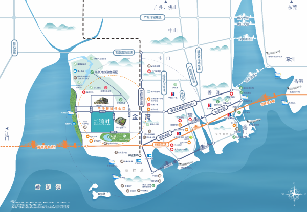 华发汇华湾畔花园_区位图_4