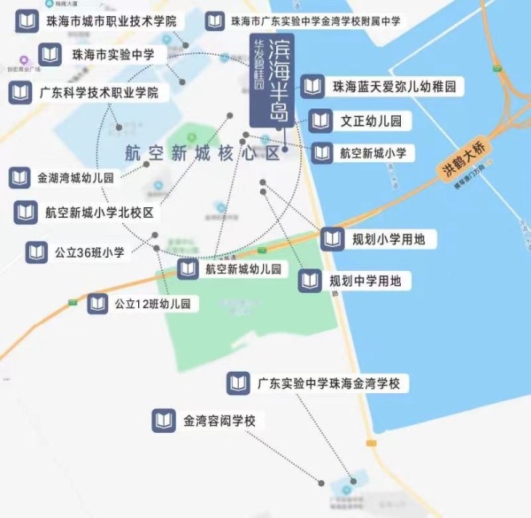 华发碧桂园滨海半岛区位图