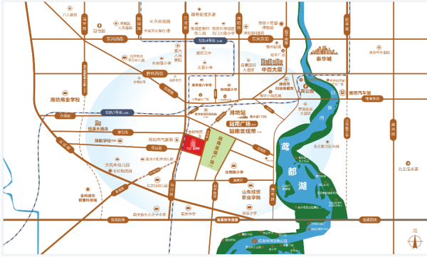 金庆名仁国际城区位图