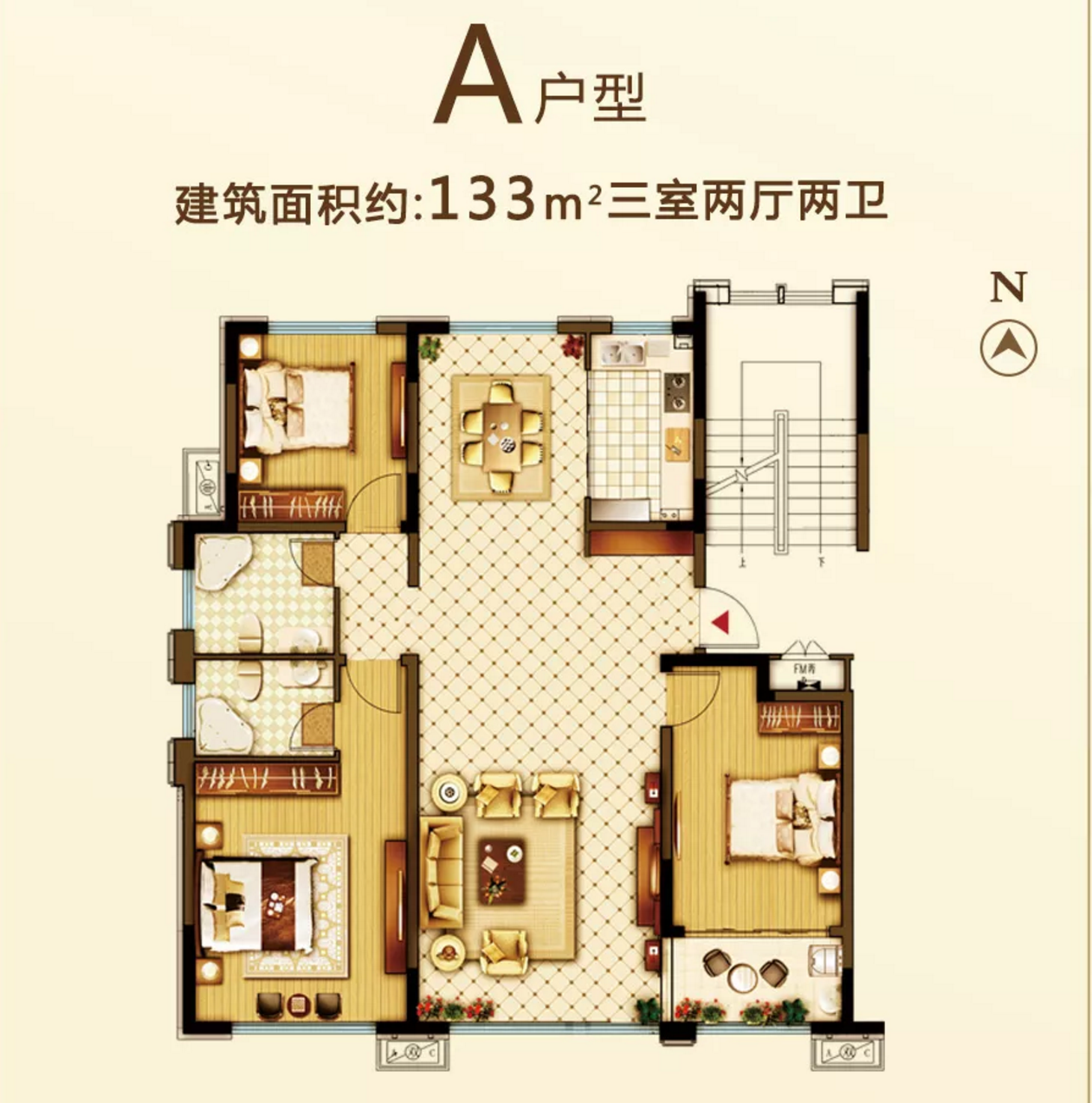 潍坊昌邑新嘉锦绣幸福里_VR图