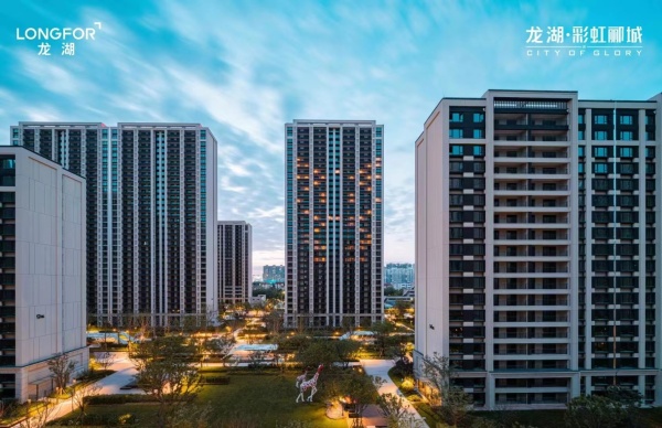 龙湖彩虹郦城实景图