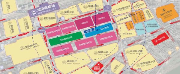 龙湖彩虹郦城区位图