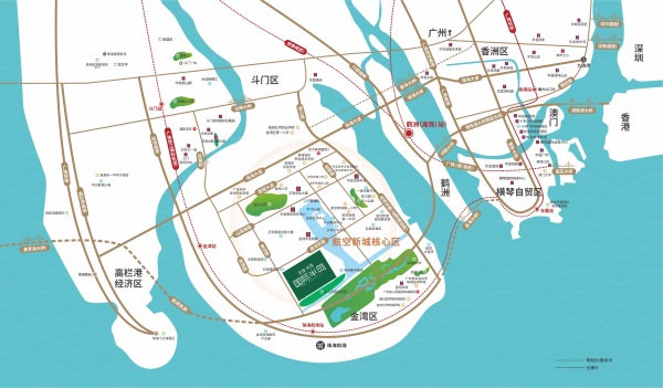 华发天茂国际半岛_区位图_1
