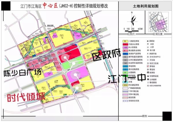 江门时代倾城花园区位图