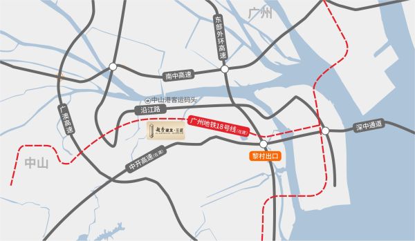 越秀建发玺樾_区位图_2