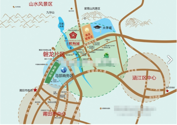 安特紫荆城区位图