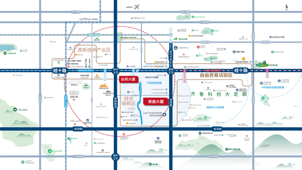 港盛大厦_区位图_2