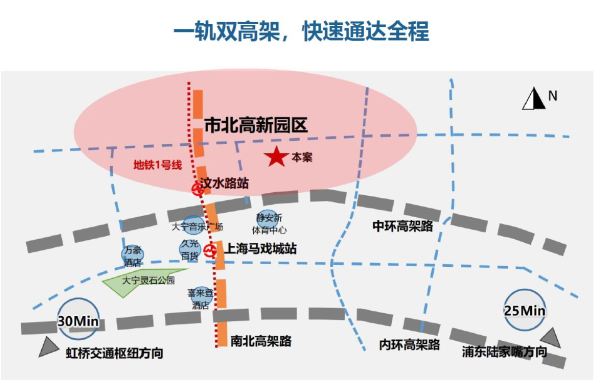 上海静安东贤大厦_区位图_1