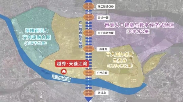 越秀天荟江湾_区位图_1