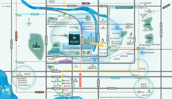 深圳松茂御城_区位图_1