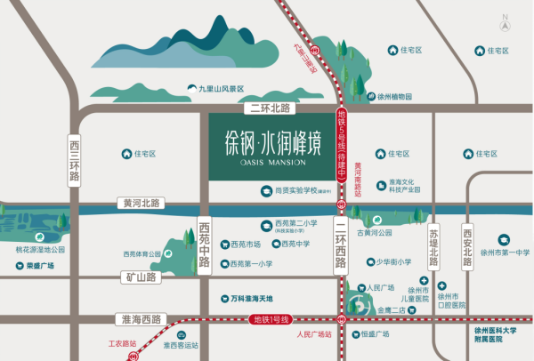 水润峰境区位图