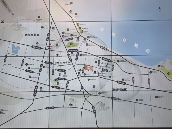 烟台中南林樾区位图