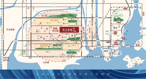珠光新城区位图