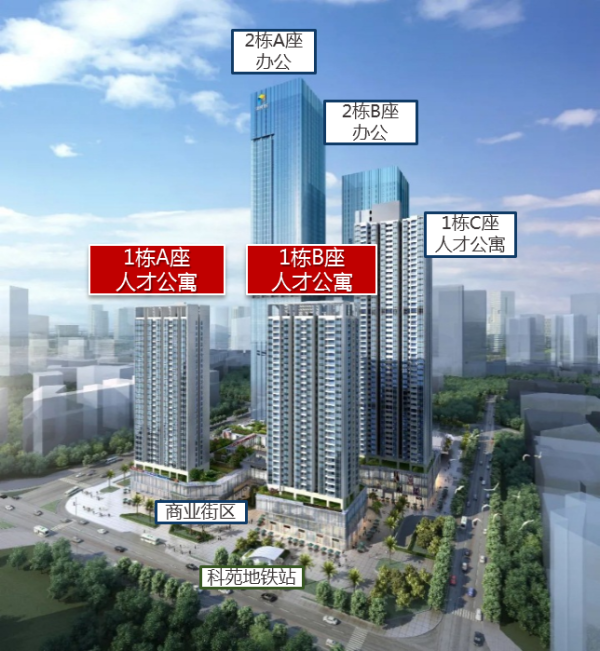 深圳湾创新科技中心公寓租赁_效果图_1