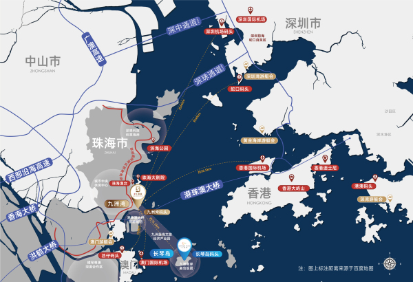 九洲湾区位图