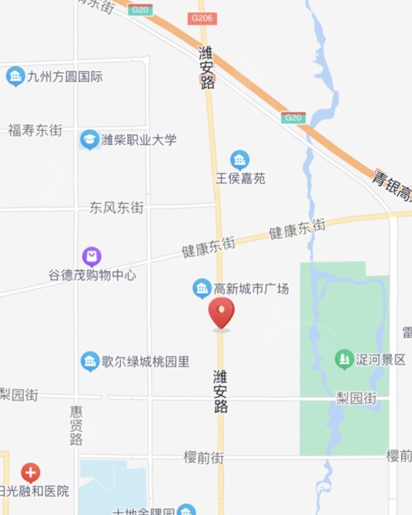 潍坊高创桃源_区位图_1