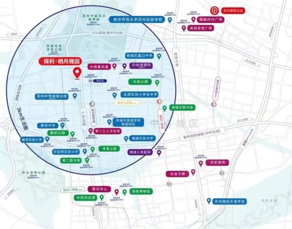保利栖月雅园_区位图_1