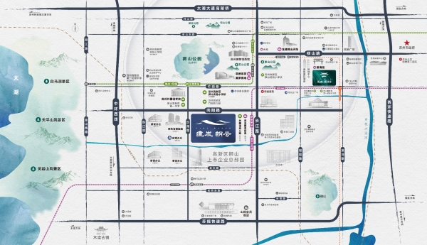 建发朗云区位图