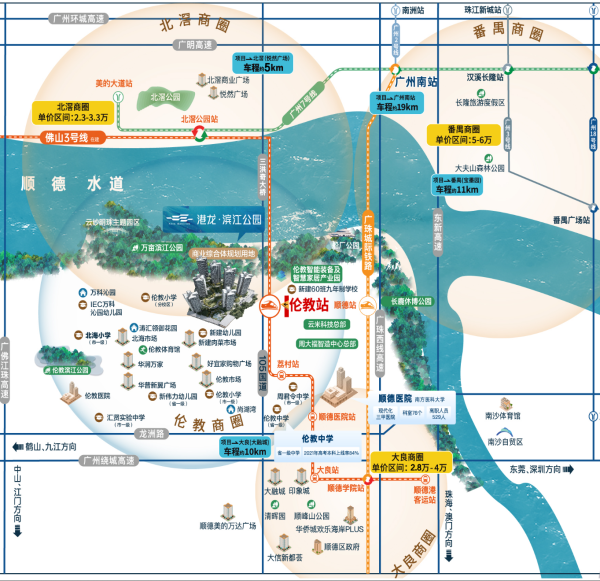 港龙滨江公园区位图