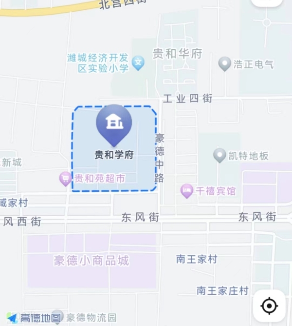 潍坊贵和苑_区位图_1
