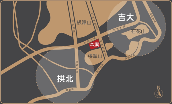 中广世纪广场区位图