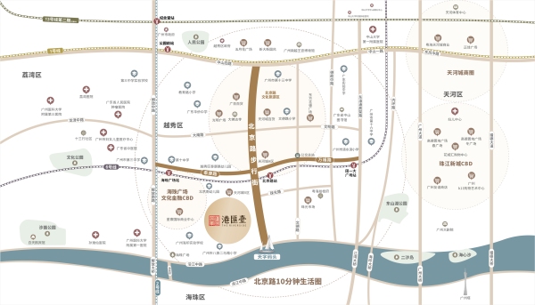 汉国置业港汇台区位图