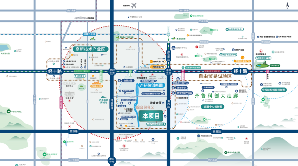 济高云创智谷区位图