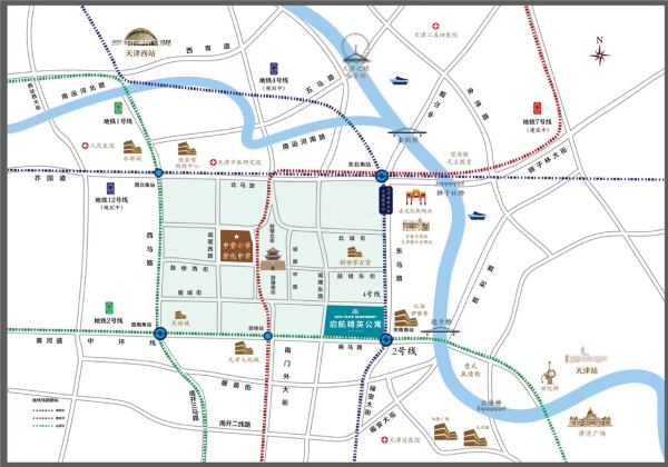 启航精英公寓_区位图_1