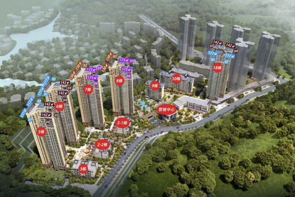 深业万林华府效果图
