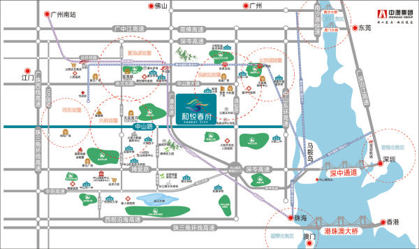 和悦春府二期_区位图_1