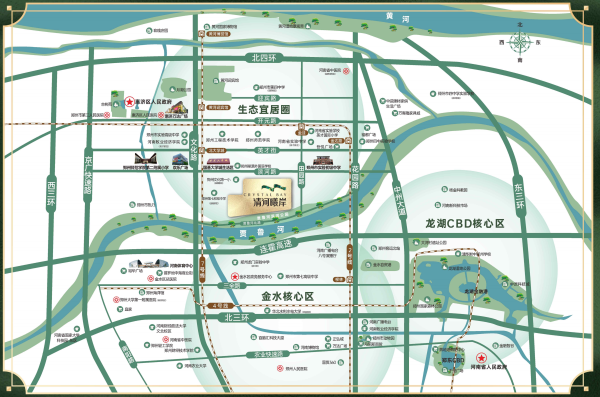 清河曦岸区位图