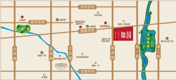 泰和东郡如园_区位图_1