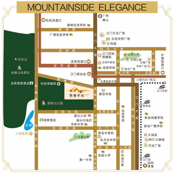 珑城半山区位图