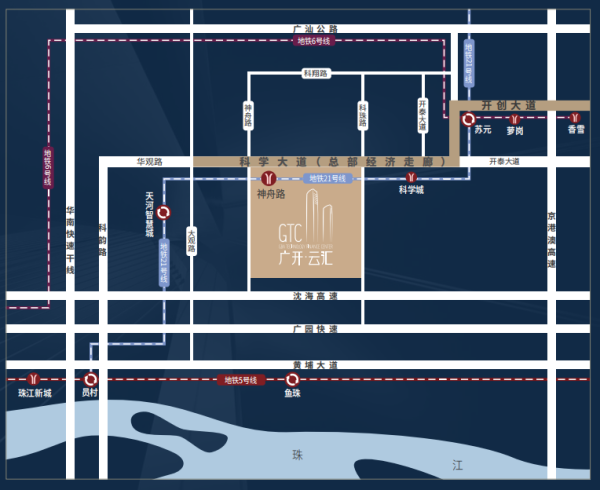 广开云汇区位图