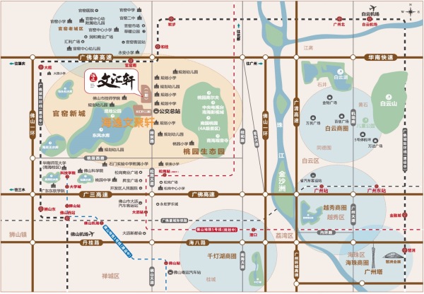 海逸文聚轩区位图