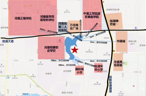 居易国际城F区区位图